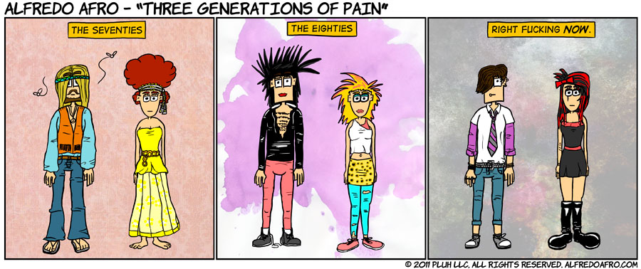 Three Generations of Pain