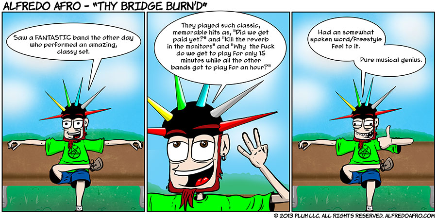Thy Bridge Burn'd