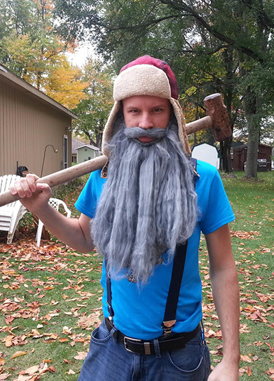ALEX! BEARD! OMG